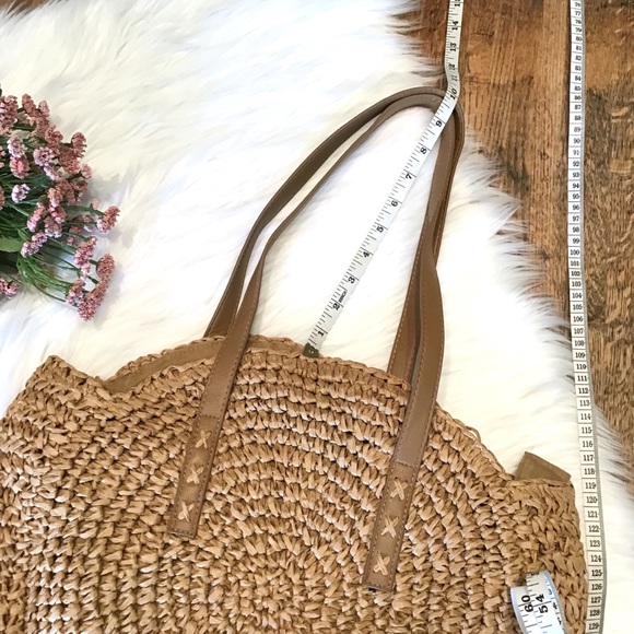 Last 1️⃣! Round woven camel beach bag - Picture 4 of 8